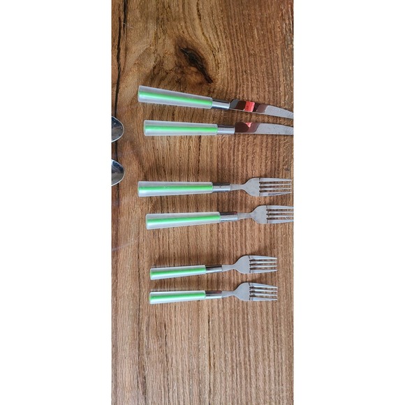 oneida green silverwear - Picture 3 of 7